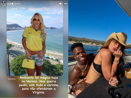 Vini Jr. sai em defesa de Virginia após influenciadora ser xingada no Maracanã