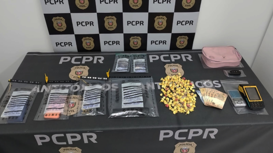 Garagista é preso com cocaína e pistola furtada  