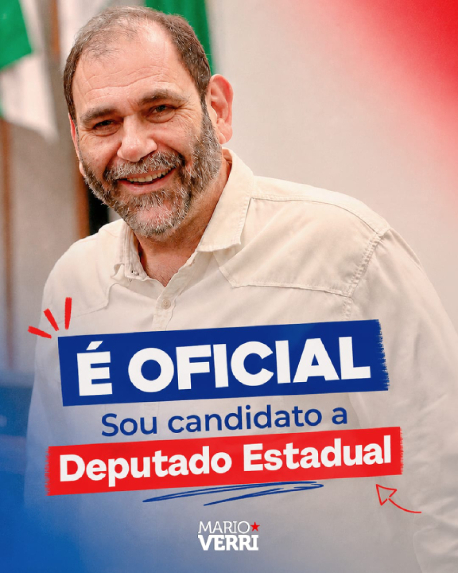 Mário Verri na disputa por uma cadeira na ALEP