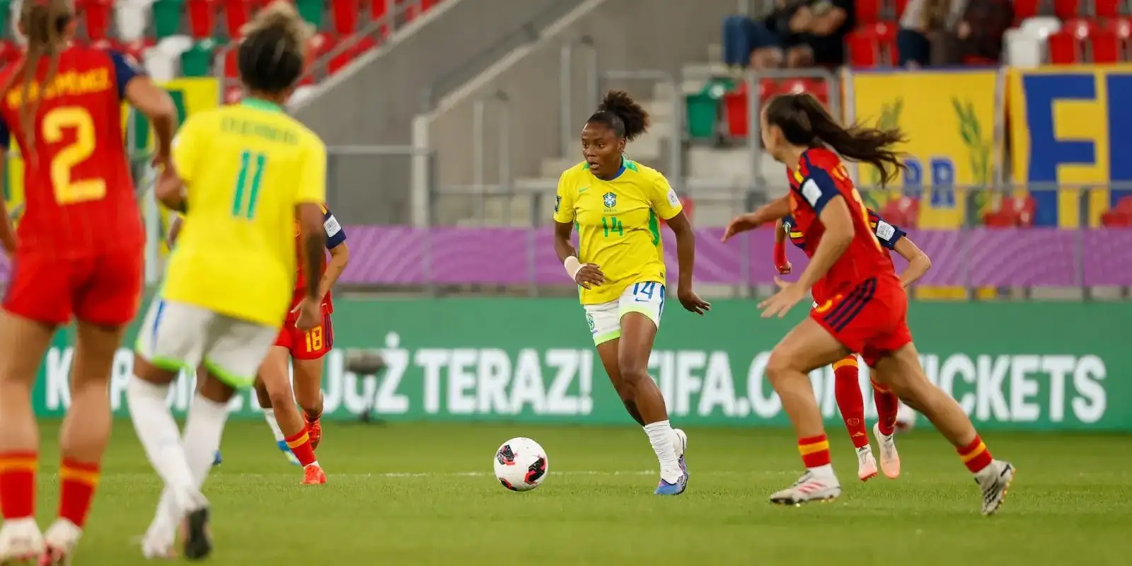 Brasil é eliminado nas quartas da Copa Feminina