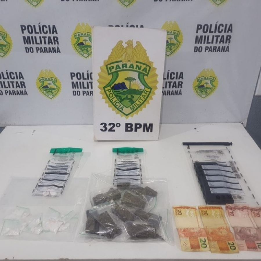 Falso motoboy é preso pela ROTAM com drogas em Maringá
