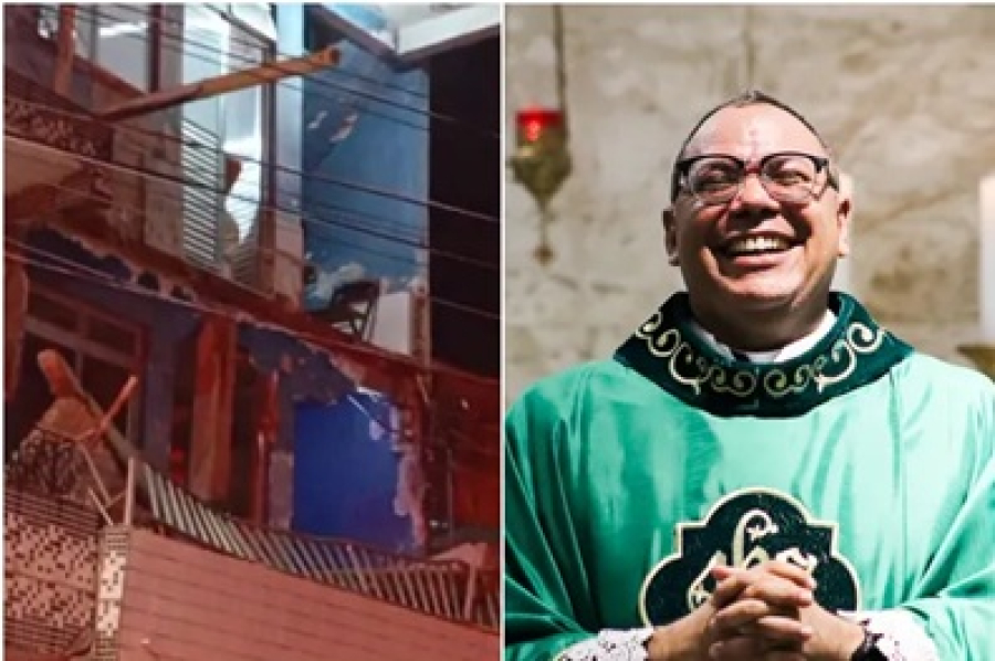 Laje desaba durante missa em Salvador e deixa três mortos