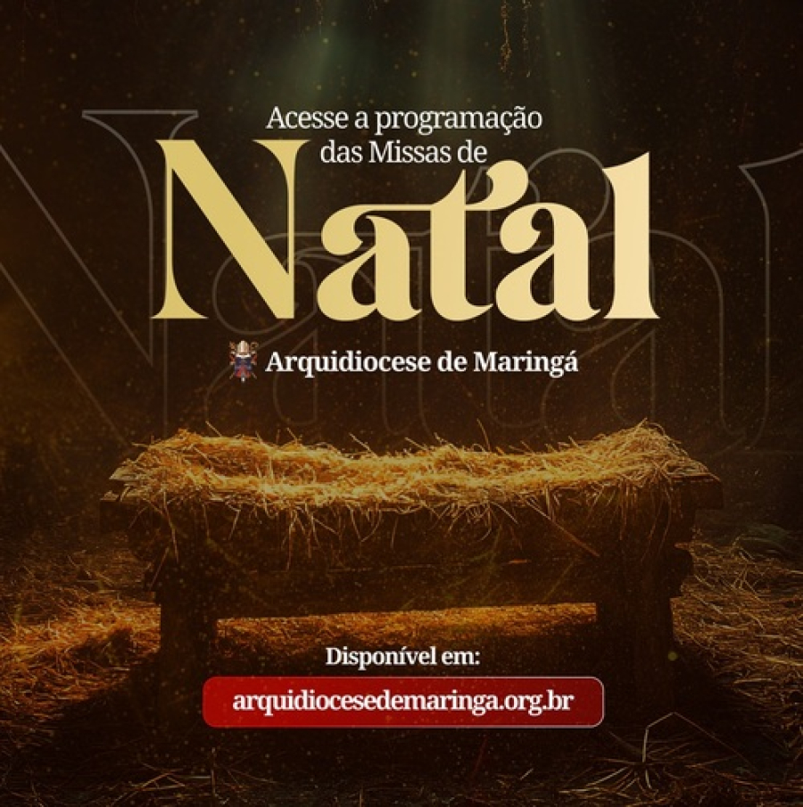 Arquidiocese divulga horários das Missas de Natal