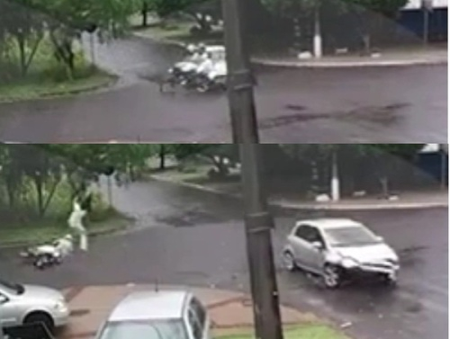 Bêbado ao volante fura preferencial e mata!!