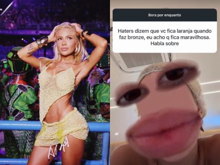 Karoline Lima responde críticas de internautas