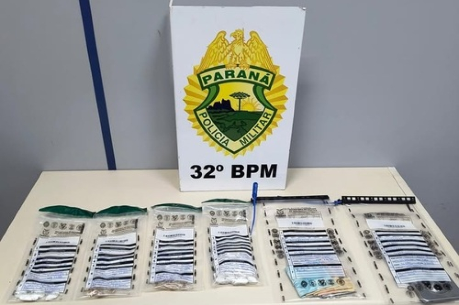 ROTAM prende jovem com drogas, em Itambé