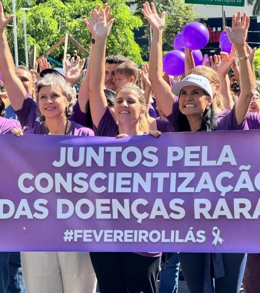 Caminhada pelas Doenças Raras reúne multidão.