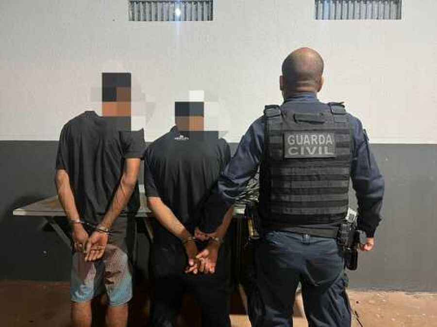 GCM flagra furto de cabos e detém dois no Jardim Alvorada