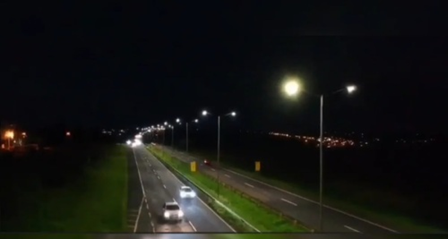 Iluminação da rodovia entre Arapongas e Apucarana