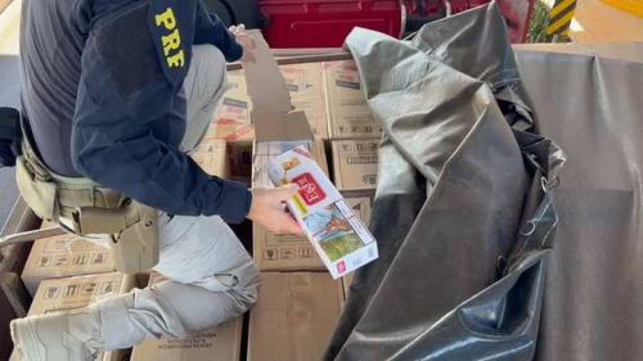 PR apreende milhares de cigarros em Alto Paraíso