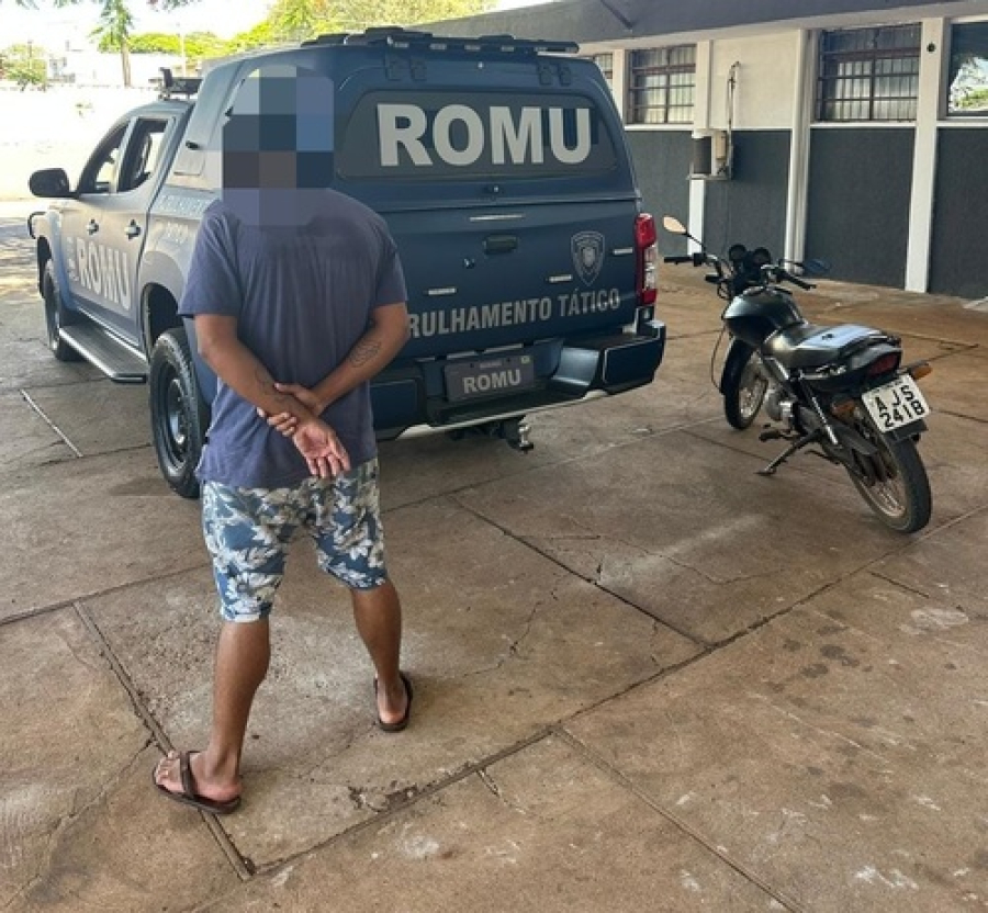 GCM apreende moto adulterada em Iguatemi