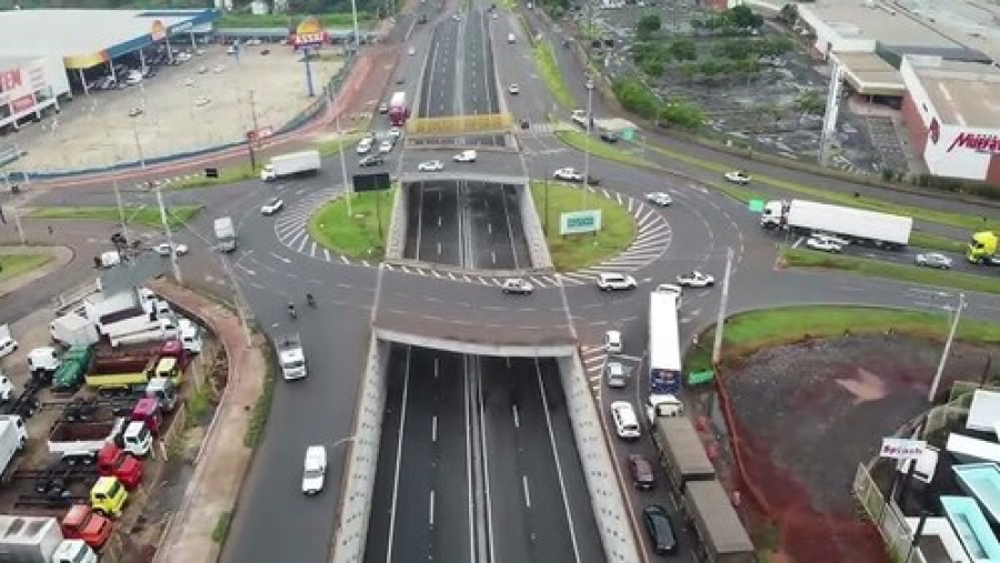 Maringá inaugura hoje o novo Trevo do Catuaí.