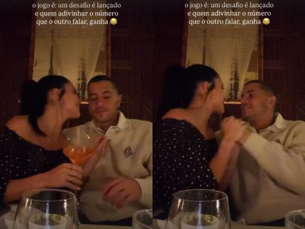 Jade Picon e André compartilham momento A DOIS.