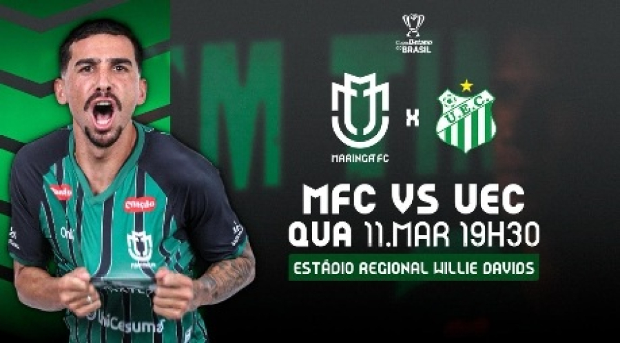 Maringá FC enfrenta Uberlândia pela Copa do Brasil  
