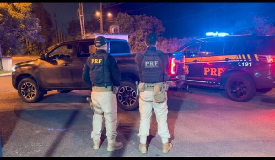 PRF recupera caminhonete furtada em SC