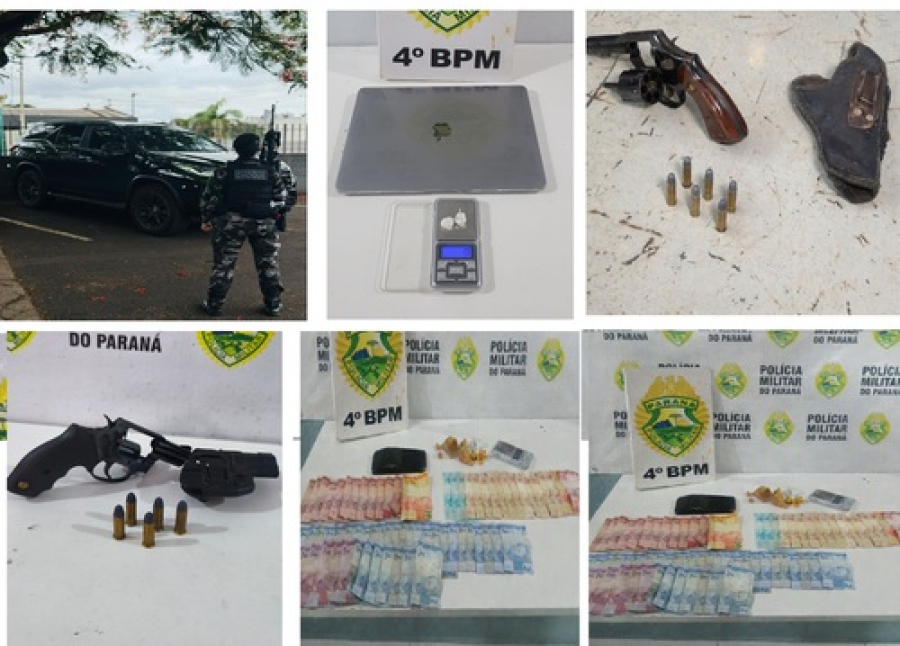 4º Batalhão retira armas e drogas de circulação 