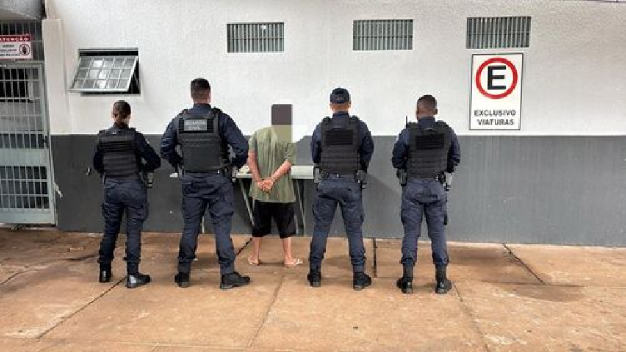 GCM prende homem por crime de incêndio