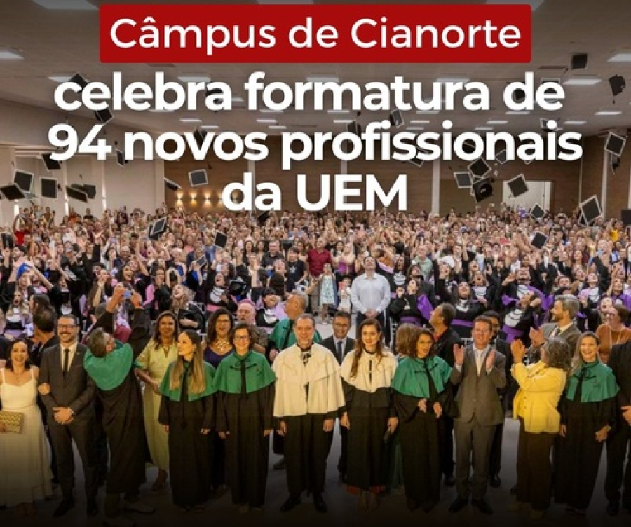 UEM encerra temporada de formaturas