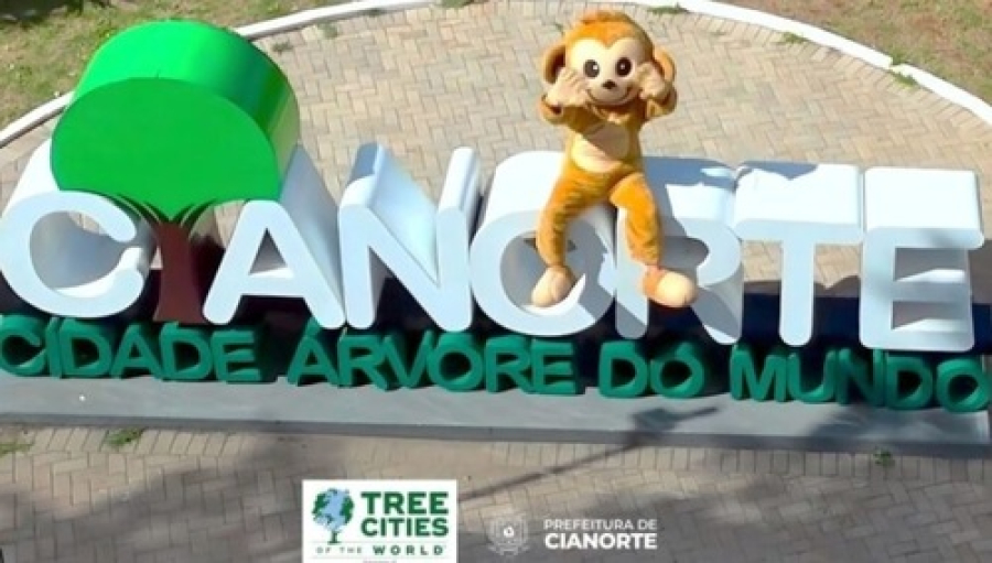 Cianorte conquista selo Cidade Árvore do Mundo 
