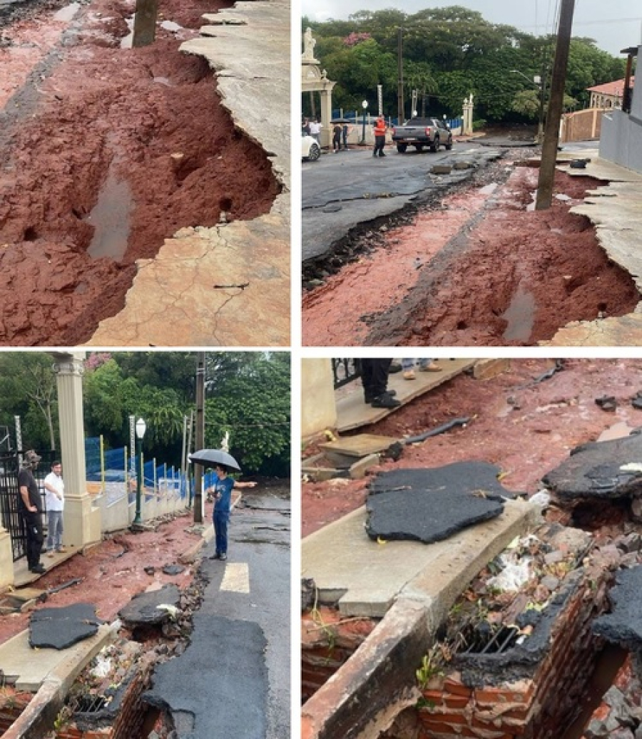 Temporal em Arapongas provoca alagamentos
