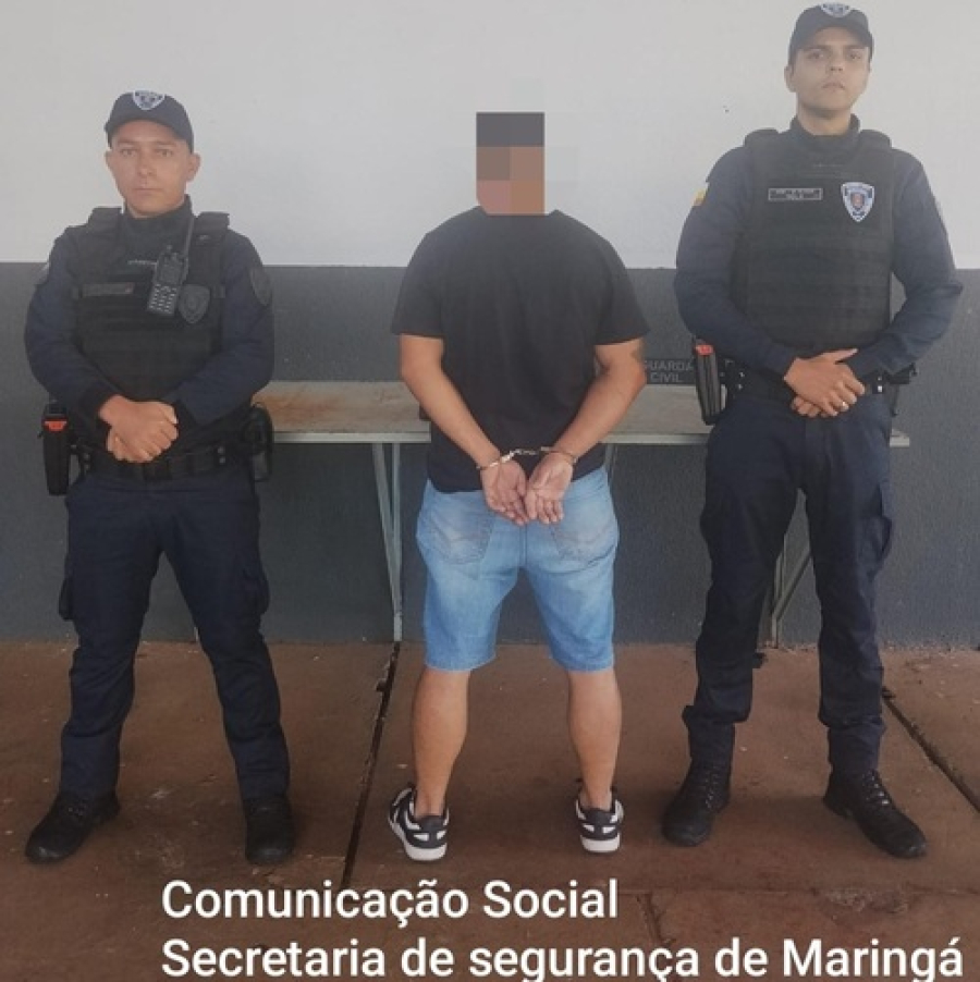 GCM de Maringá captura foragido da Justiça
