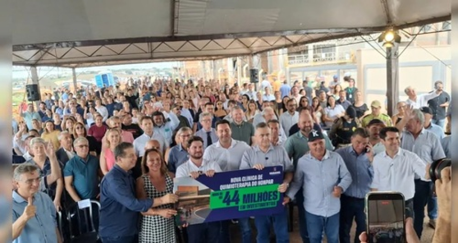 Paraná anuncia R$ 44,2 milhões para o Honpar, em Arapongas