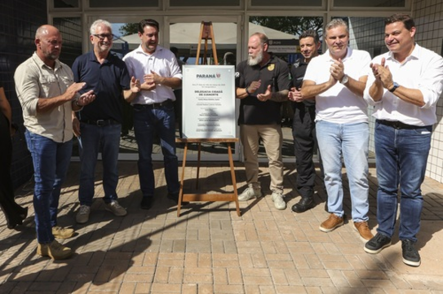 Governador entrega Delegacia Cidadã de Cianorte