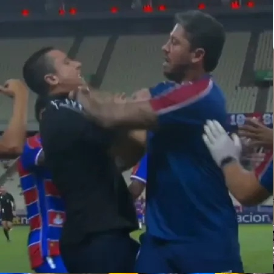 Técnicos de Fortaleza e Cuiabá são expulsos após briga 