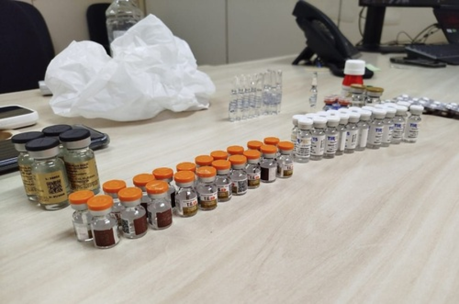 PRF apreende anabolizantes e emagrecedores