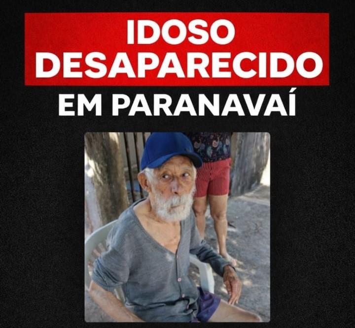 Idoso de 76 anos segue desaparecido 