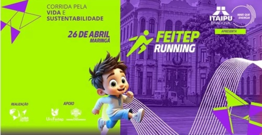 Corrida gratuita em Maringá incentiva esporte e consciência ambiental  