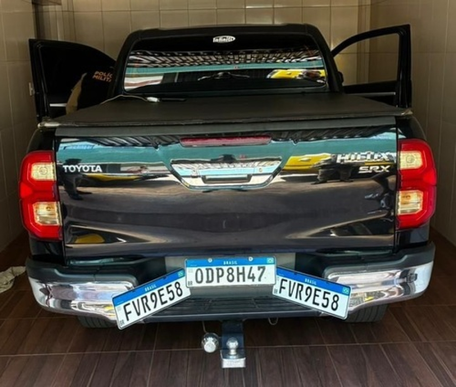 PM recupera Hilux furtada neste domingo.