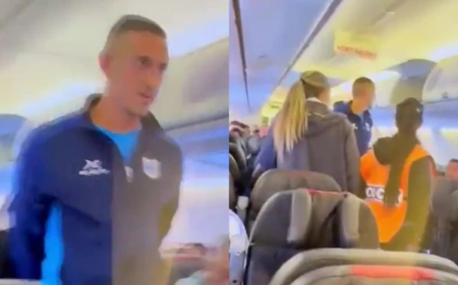 Atleta é preso por gritar 'bomba' dentro de avião. 