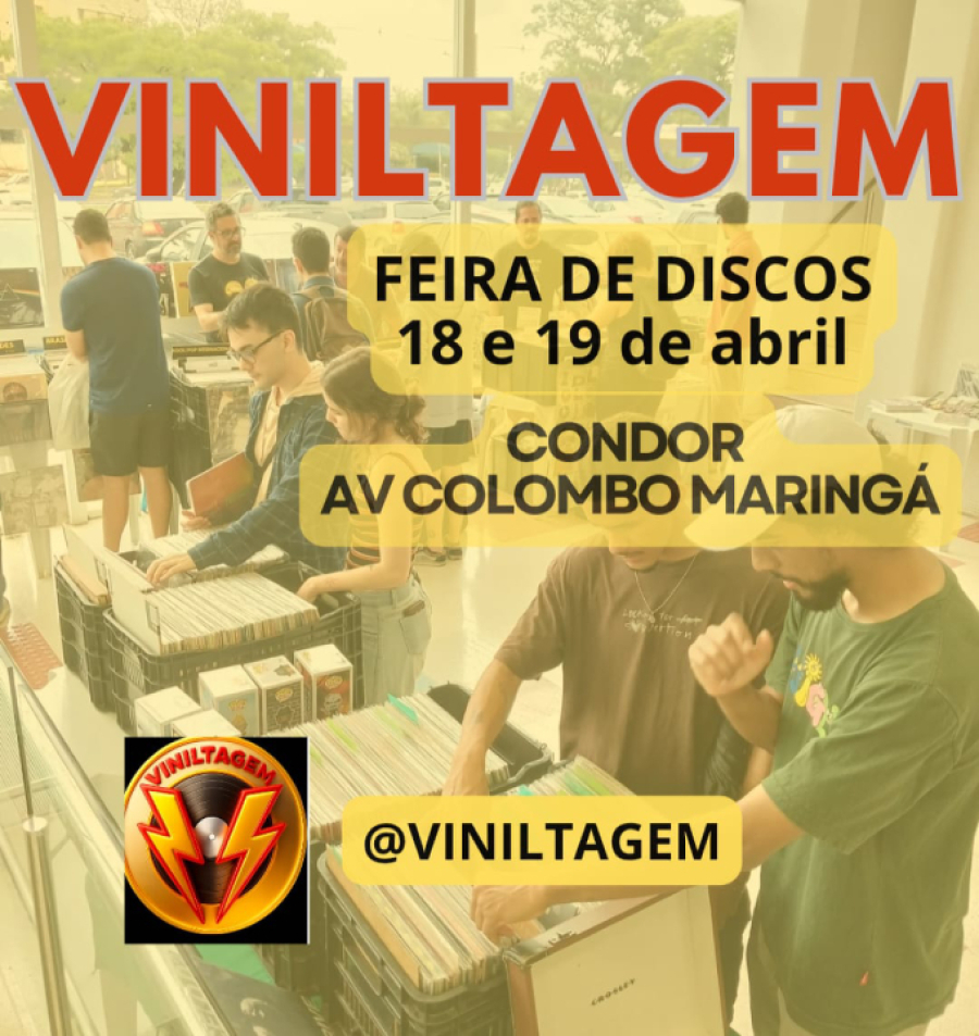 Feira Viniltagem está de volta e com novidades.