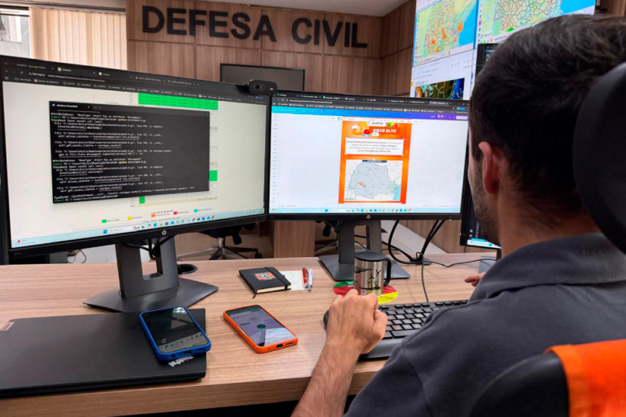 Veja como se cadastrar para receber alertas da Defesa Civil.