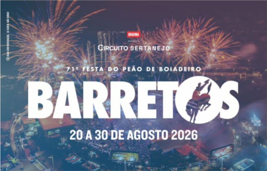 Confira os shows da Festa de Barretos 2026.