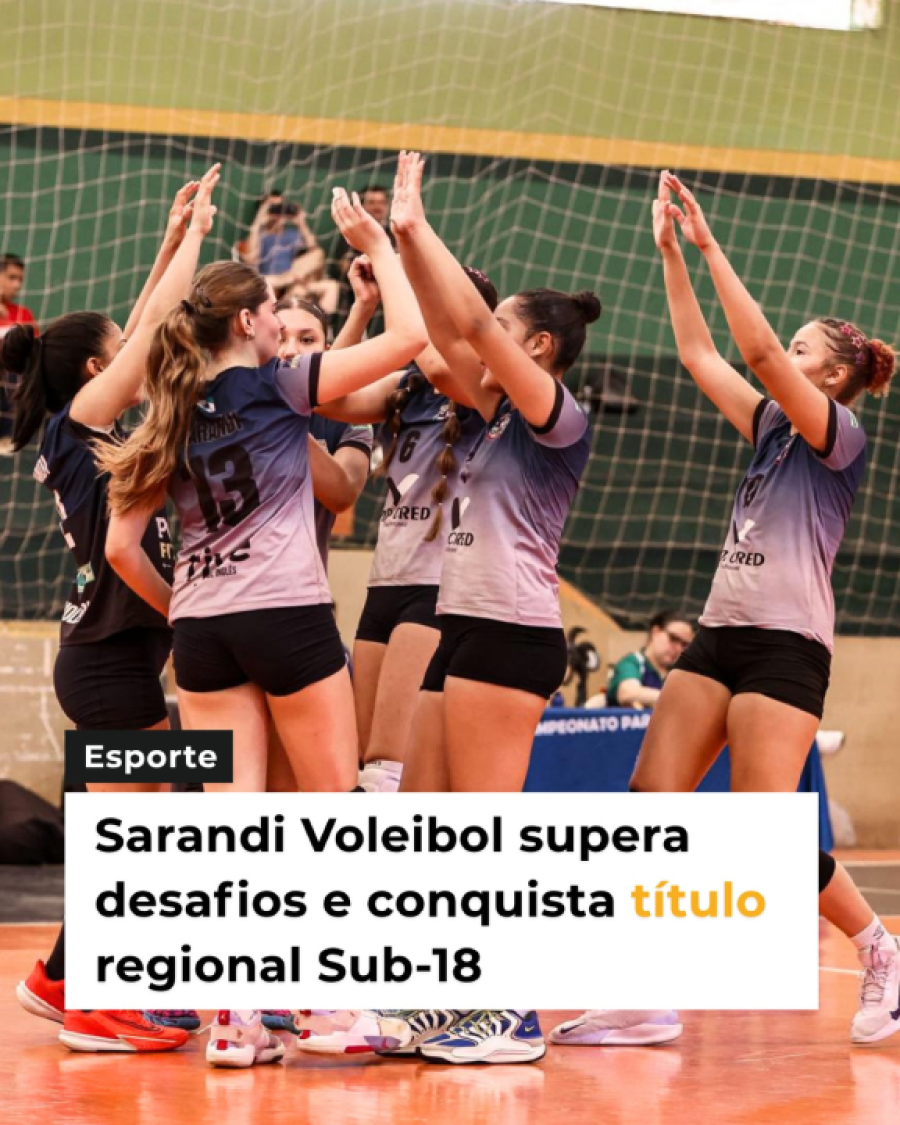 Equipe feminina sub-18 vence campeonato