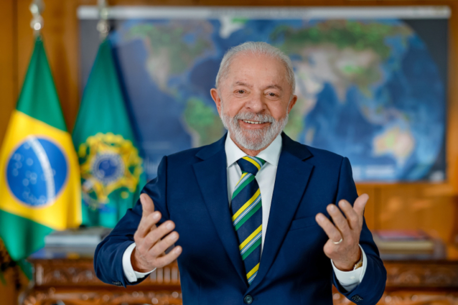 Lula faz pronunciamento em Rede Nacional