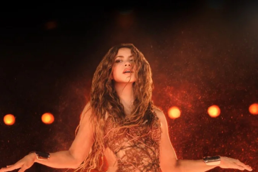 Shakira, canta hoje no 