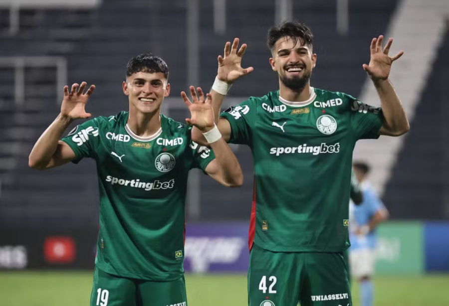 Palmeiras vence mais uma da Libertadores.