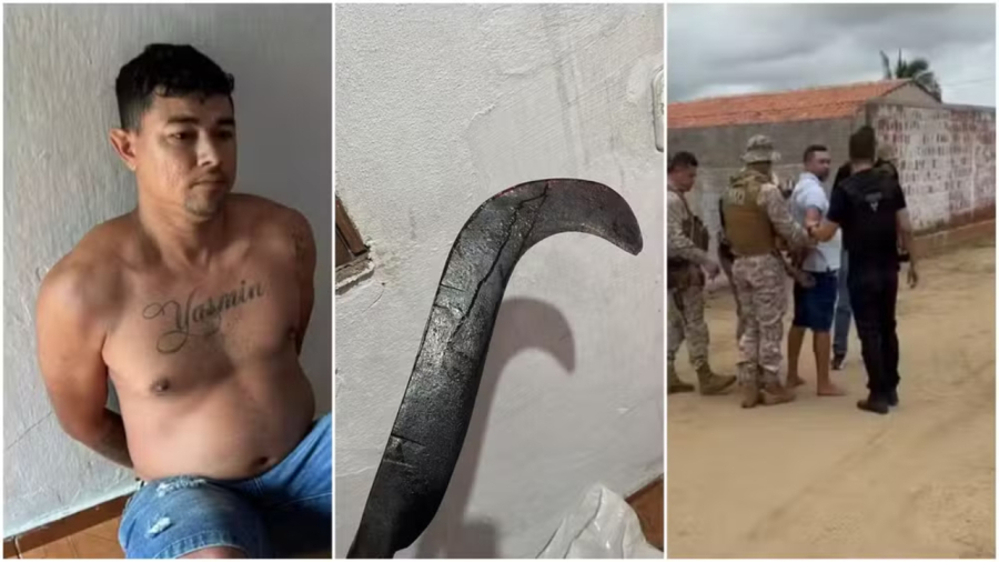 Homem preso por amputar mãos de mulher.