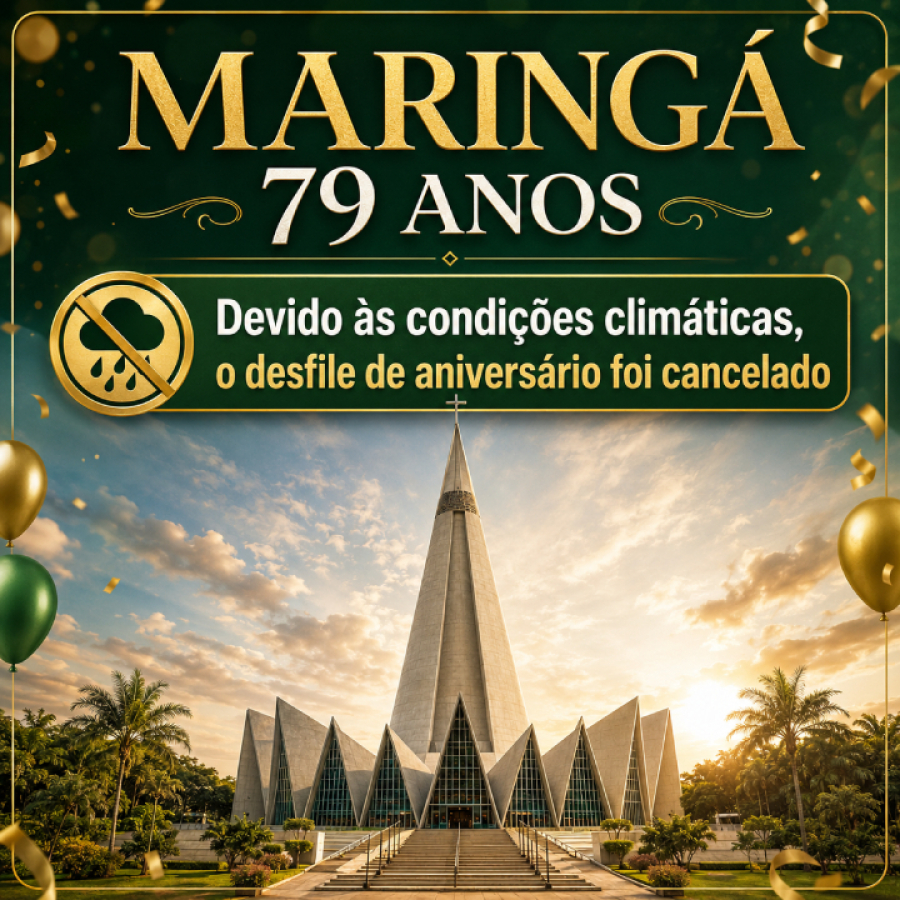 Cancelado desfile de aniversário deste domingo