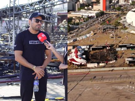 Incêndio destrói o circo do Tirullipa 