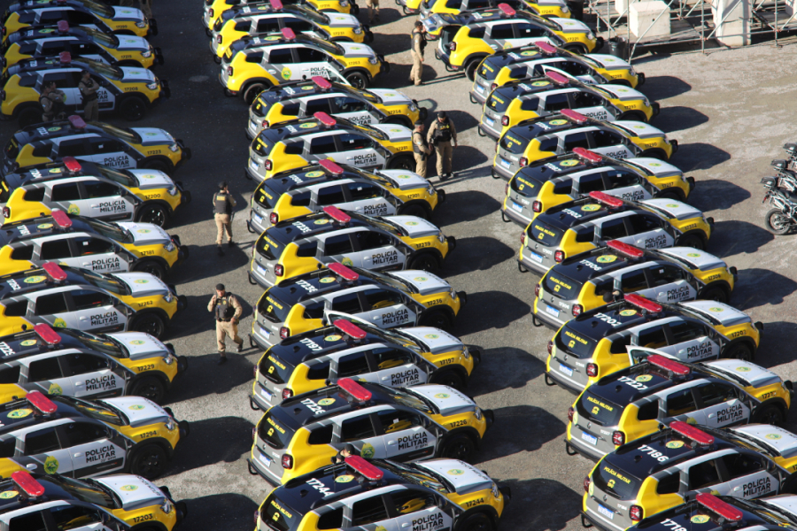 Maringá recebe 58 novas viaturas do Governo.