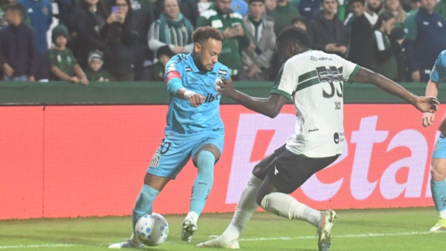 Coritiba perde para o Santos e se despede da Copa do Brasil 