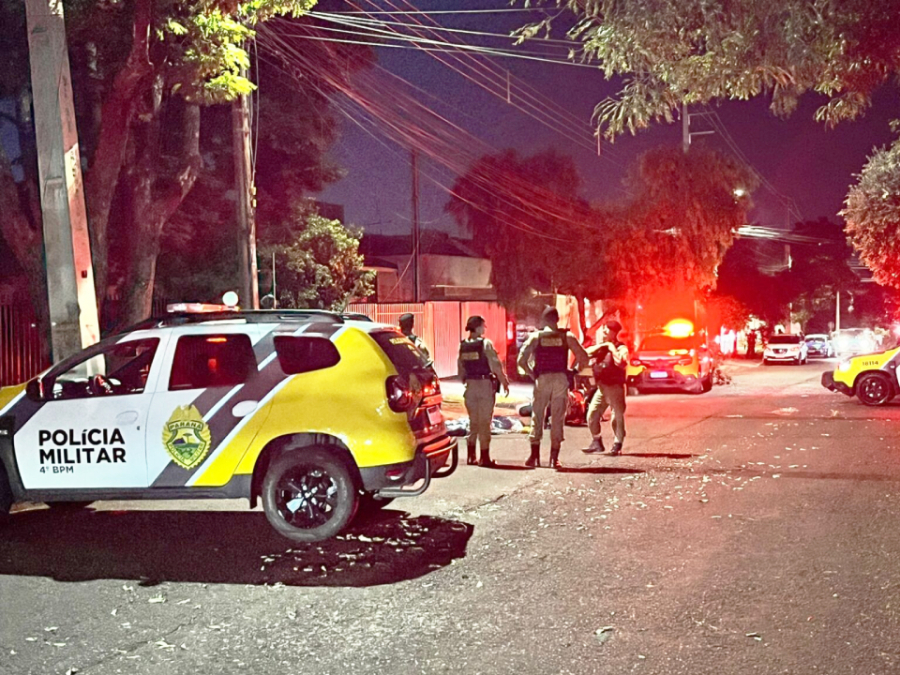 Motociclista é executado a tiros no Jardim Alvorada, em Maringá