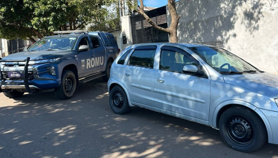 Guarda Municipal recupera carro furtado.