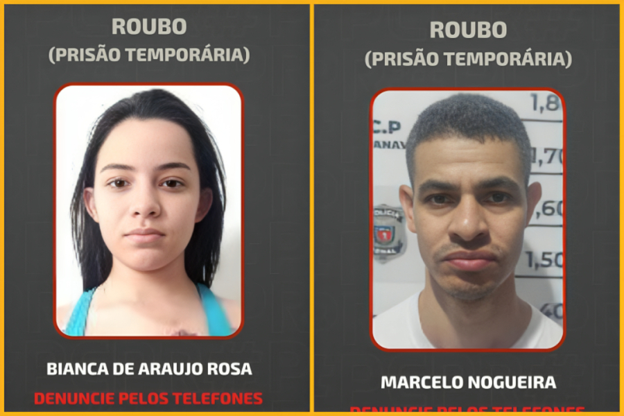 PC e Choque procuram acusados de roubo