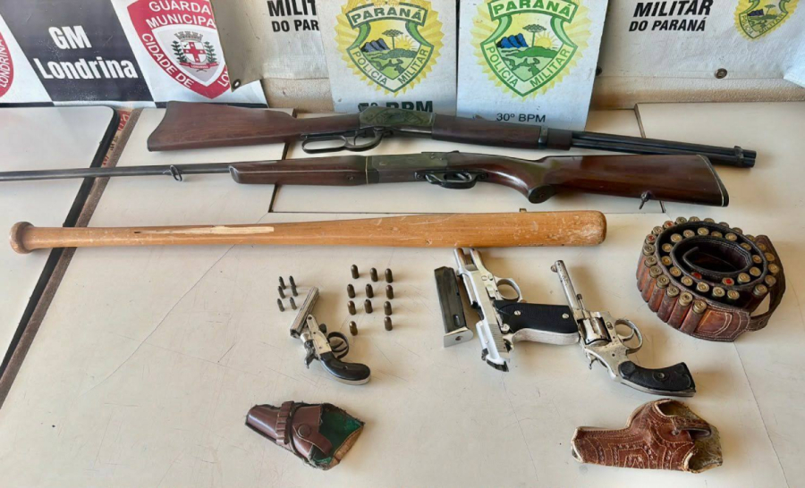 Desentendimento leva PM a encontrar arsenal.