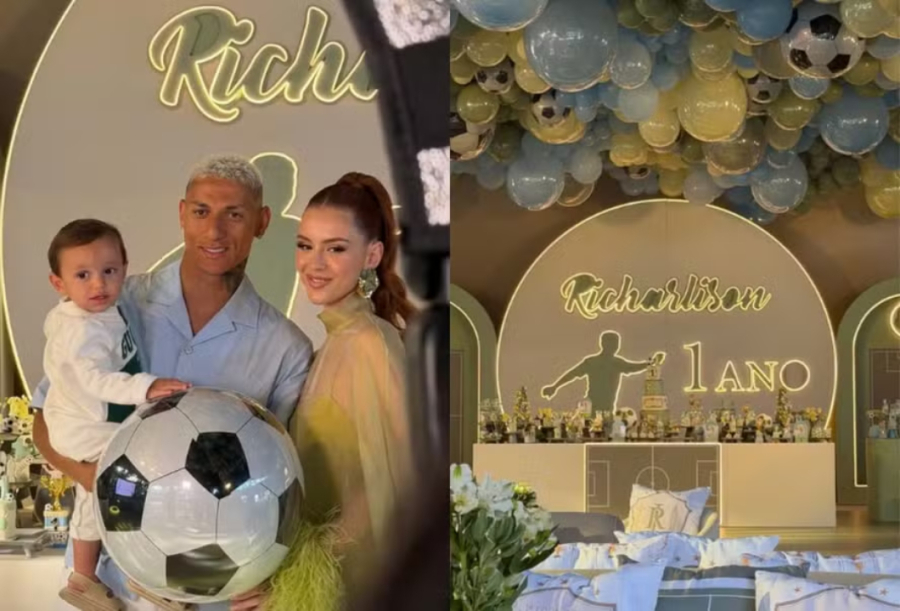 Filho de Richarlison ganha festa em Maringá